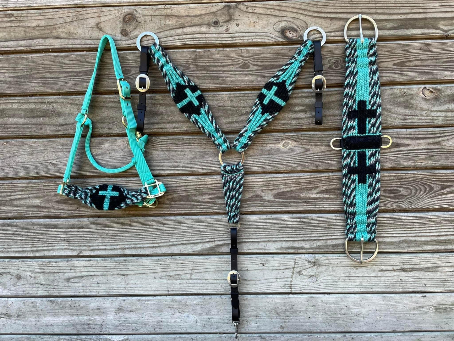 Horsemade USA Teal/Blk - Coffman Tack