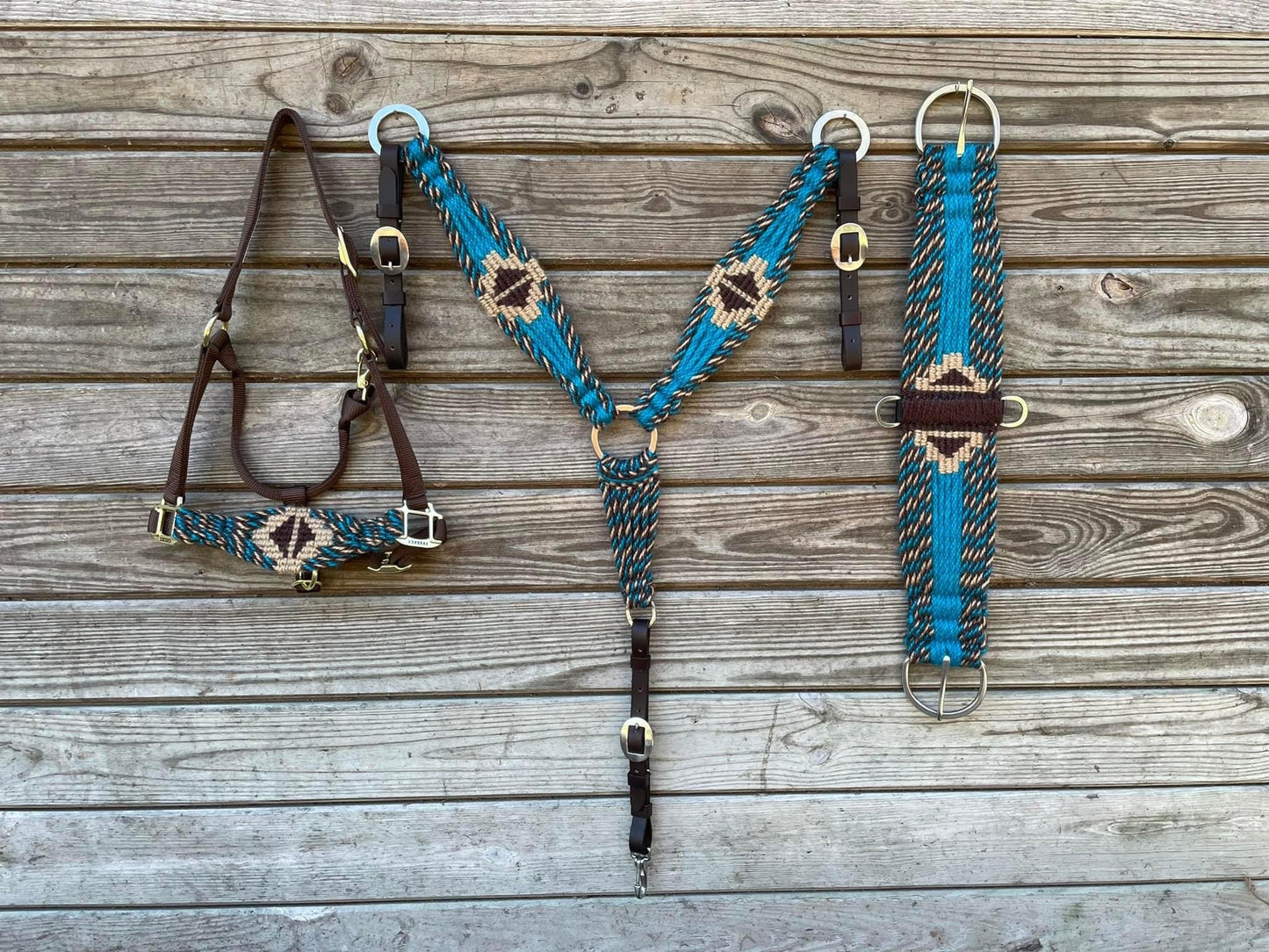Horsemade USA turq/brown - Coffman Tack