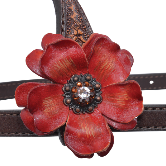 Circle Y Sarah Rose One Ear Headstall - Coffman Tack