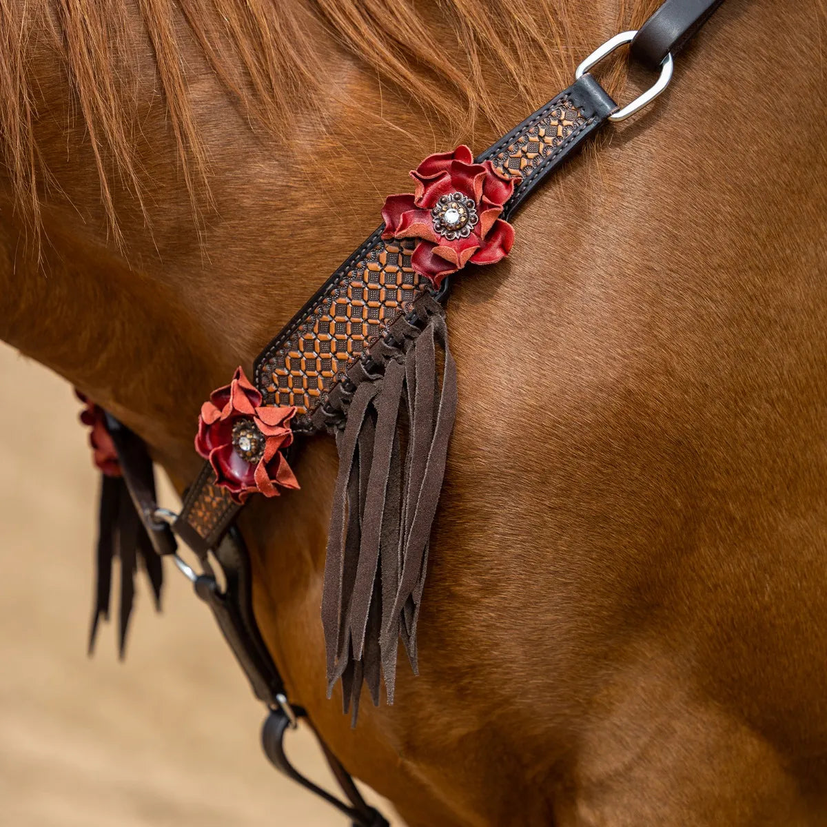 Circle Y Sarah Rose Vintage Breast Collar - Coffman Tack