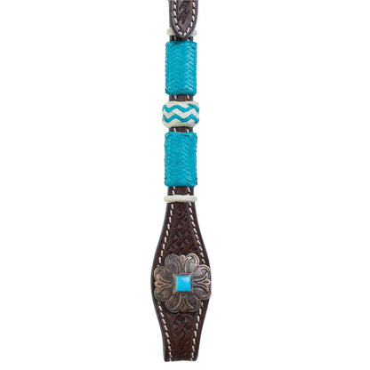 Circle Y Futurity Turquoise Roundup Light Browband Headstall - Coffman Tack