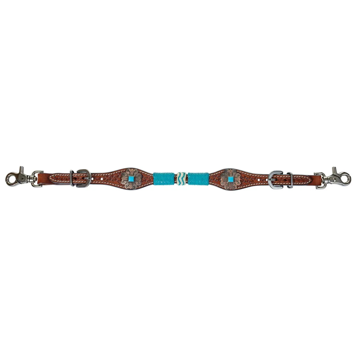 Circle Y Turquoise Roundup Light Wither Strap - Coffman Tack