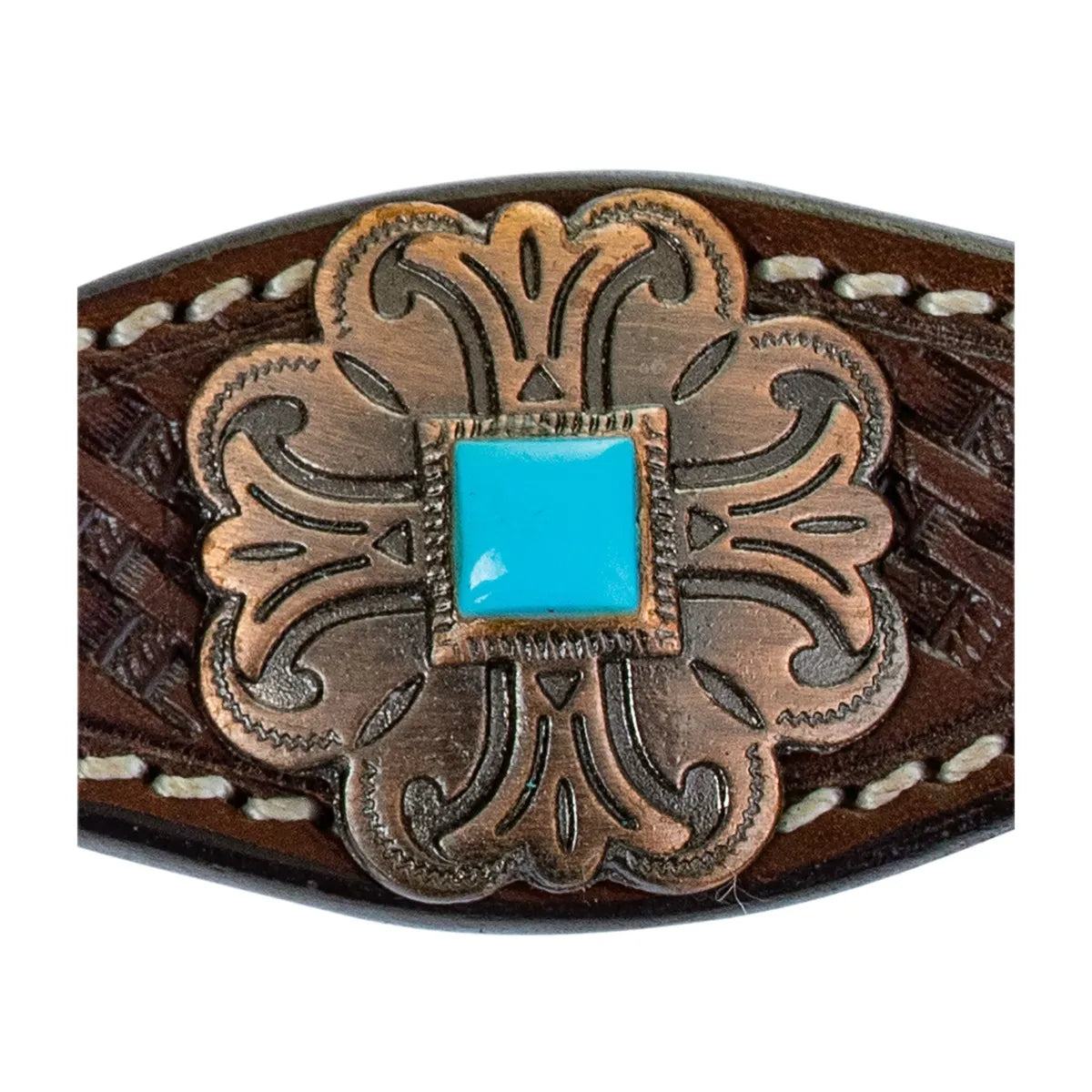 Circle Y Turquoise Roundup Light Wither Strap - Coffman Tack