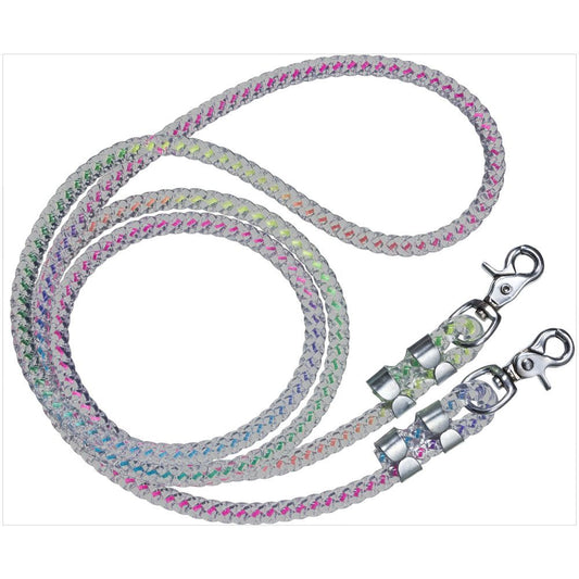 Tough1 Rainbow Core Rubber Reins - Coffman Tack