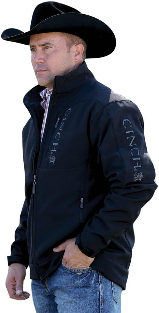Men's Concealed Carry Bonded Jacket - Black - Cinch Jeans - Coffman Tack