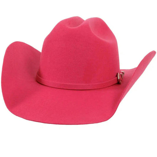 American Hat Makers Cattleman Pink Womens Felt Cowboy Hat - Coffman Tack