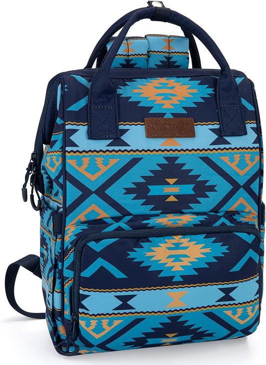 Wrangler Aztec Backpack - Blue - Coffman Tack