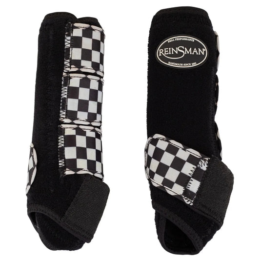Reinsman Apex Sport Boots - Black Checkered - Coffman Tack