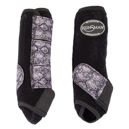 Reinsman Apex Sport Boots - Black Silver Snake - Coffman Tack