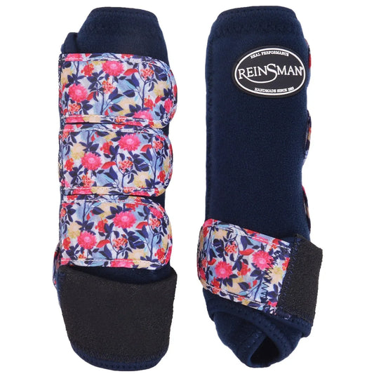 Reinsman Apex Sport Boots  - Navy Floral - Coffman Tack