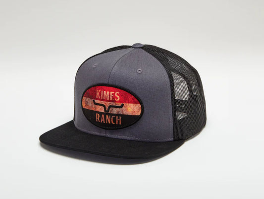 Kimes Ranch American Standard Trucker Charcol Hat - Coffman Tack