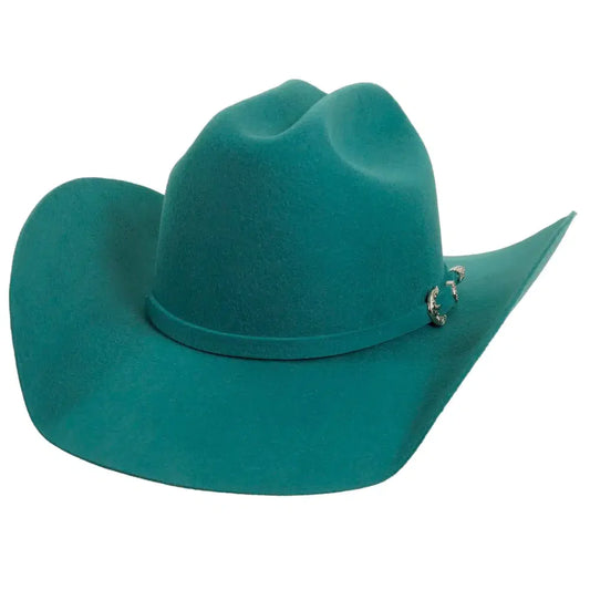 American Hat Makers Cattleman Teal Womens Felt Cowboy Hat - Coffman Tack