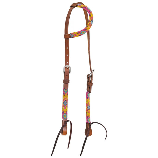 Circle Y Infinity Bubblegum One Ear Headstall