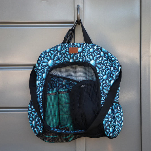 Tacktical Turquoise Blossom Sport Boot Bag - Coffman Tack