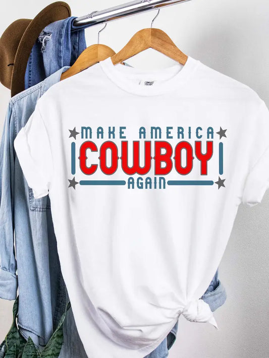 Make America Cowboy Tee - Coffman Tack