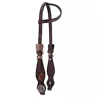 Circle Y Vintage Sunflower One Ear Headstall - Coffman Tack