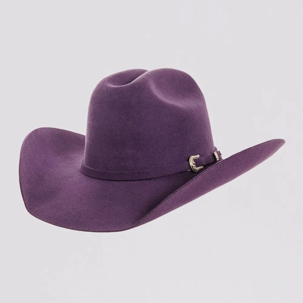 Cattleman - Felt Cowboy Hat - Cowboy Hat Band (Purple)