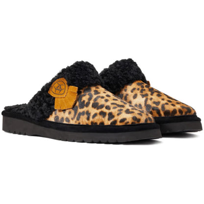 Ariat Womens Jackie Square Toe Exotic Slippers- Cheetah