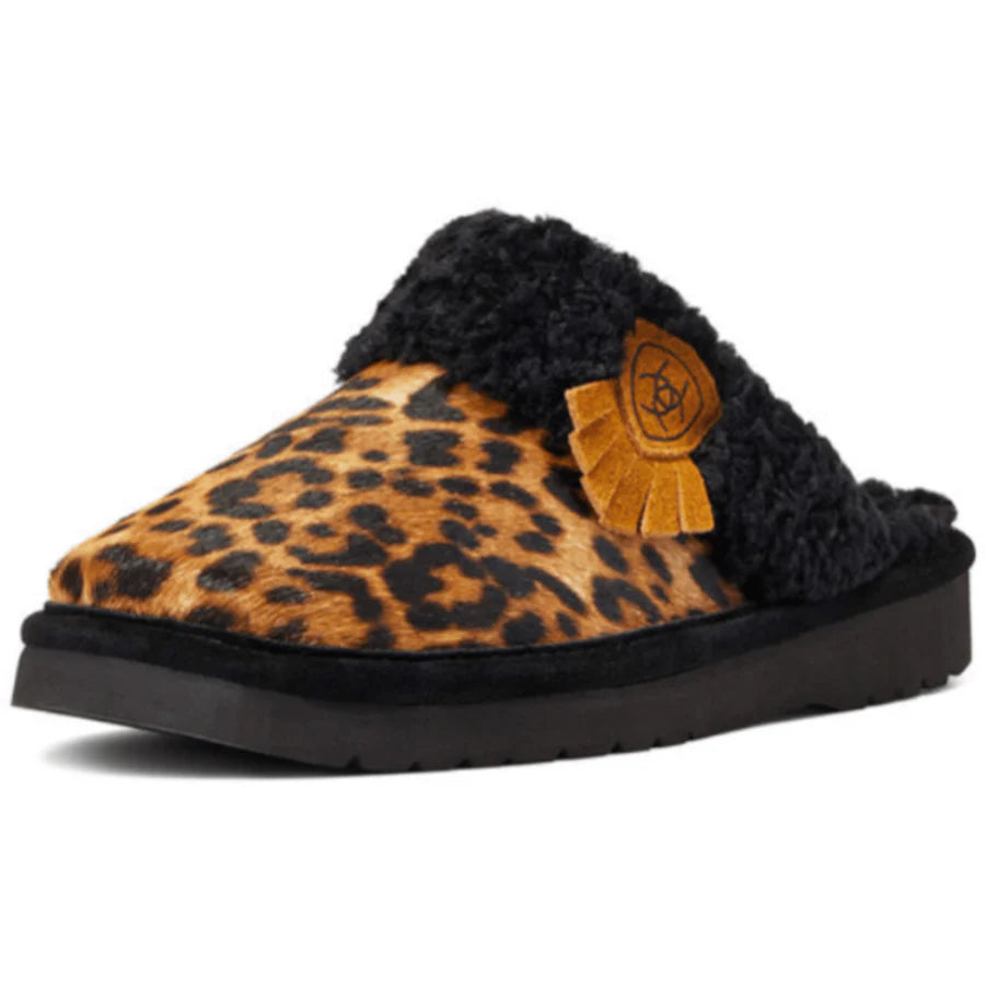 Ariat Womens Jackie Square Toe Exotic Slippers- Cheetah