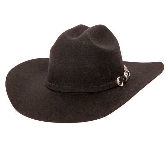 American Hat Makers Cattleman Felt Black Cowboy Hat - Coffman Tack