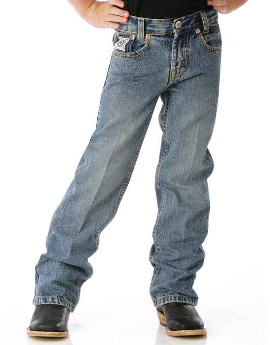 Cinch Relaxed Fit Medium Stone Boys Jeans - Coffman Tack