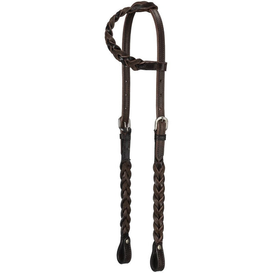Royal King Braided Leather One Ear Headstall - Coffman Tack