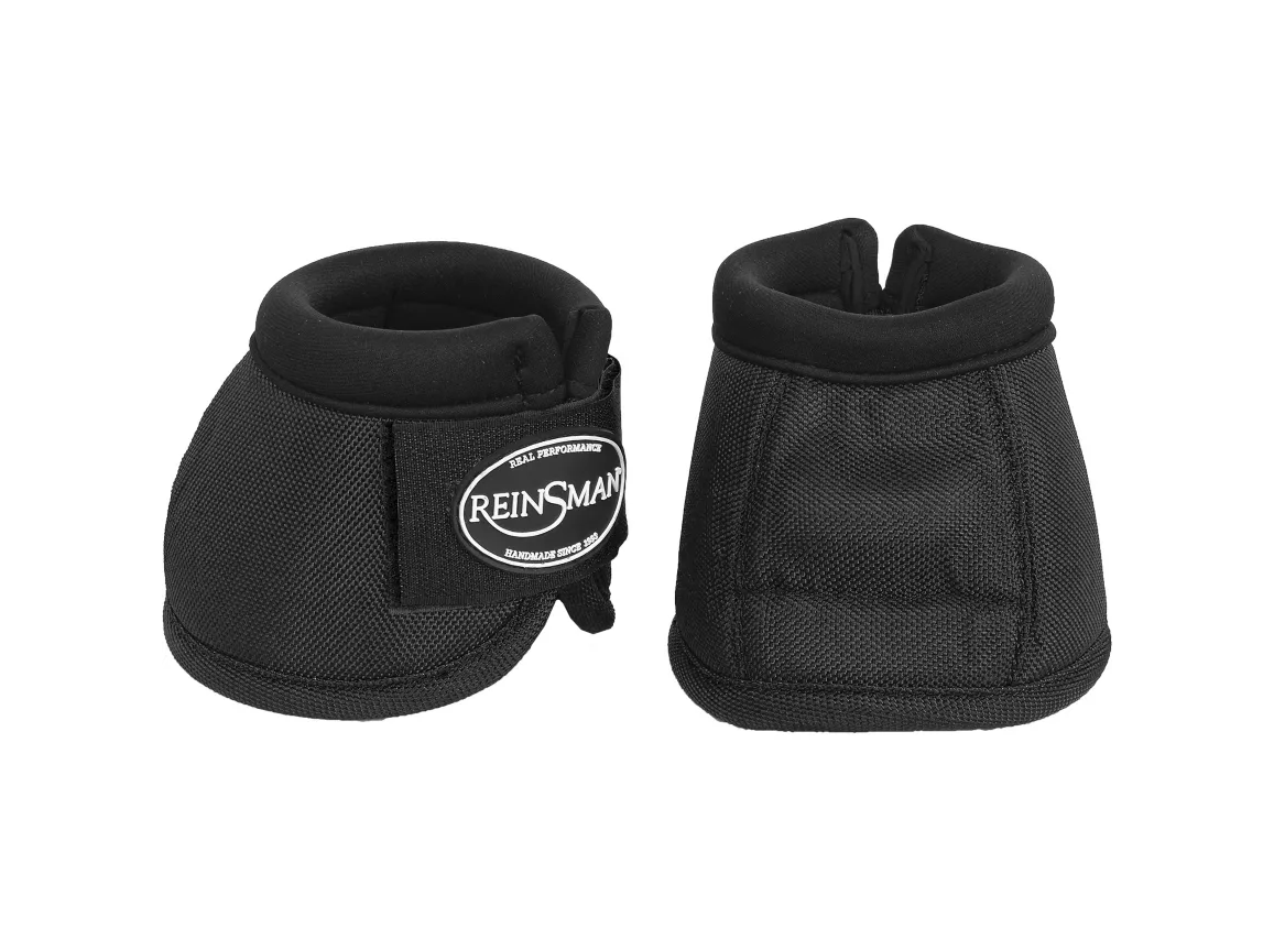 Reinsman Bell Boots Medium Black - Coffman Tack