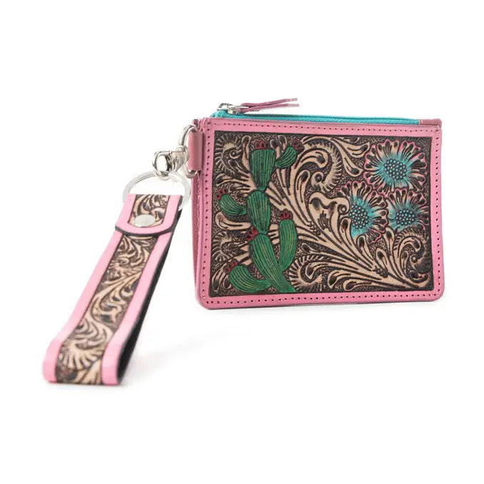 Pride of Prickly Pears Credit Card Holder in Pink