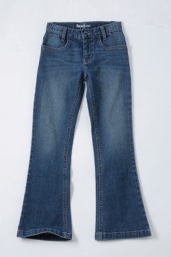 Girls Mid Rise Slim Fit Jeans Violet - Medium Stonewash - Cinch Jeans - Coffman Tack