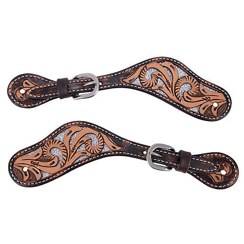 Circle Y Glitters in Motion Spur strap - Coffman Tack