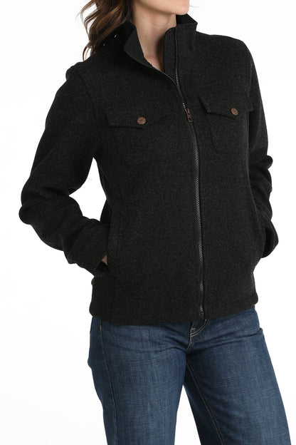 Women's Shirt Jacket - Black