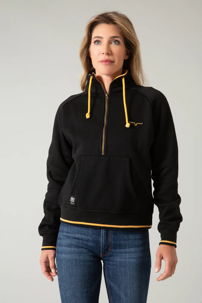 Kimes Ranch Malta Cropped Quarter Zip Sweatshirt - Coffman Tack