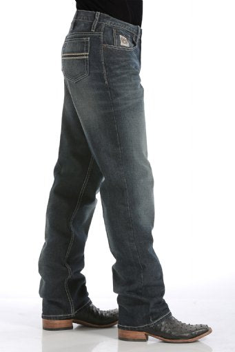 Cinch Mens Relaxed Fit White Label- Dark Stonewash - Coffman Tack