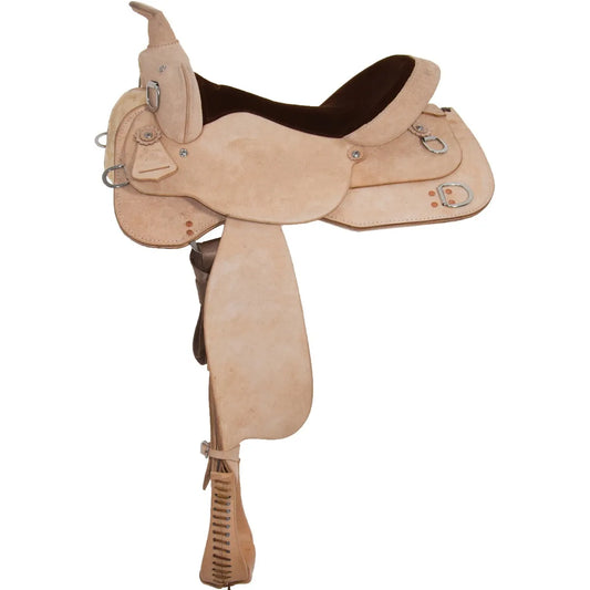 Circle Y Oakland Trainer- Full Roughout Saddle - Coffman Tack
