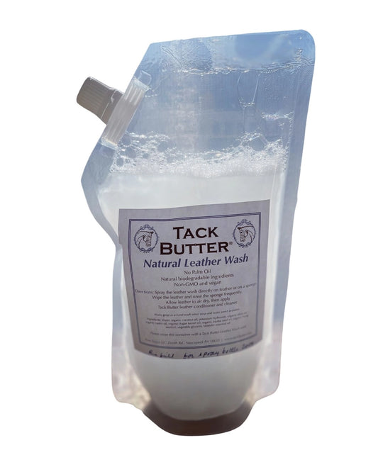 Tack Butter Natural Leather Wash Spray Refill - Coffman Tack