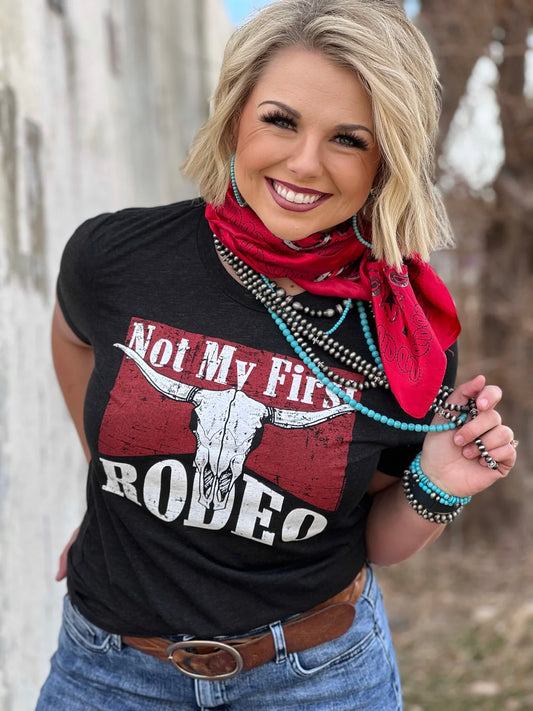 Not My First Rodeo Tee - Coffman Tack