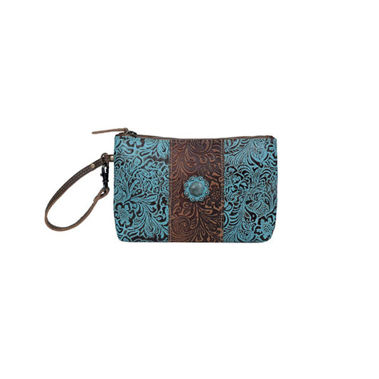 Myra Bag's Aqua Wristlet Bag - Coffman Tack