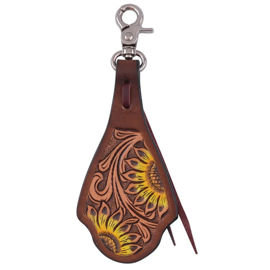 Bright Sunflower Acorn Saddle Charm