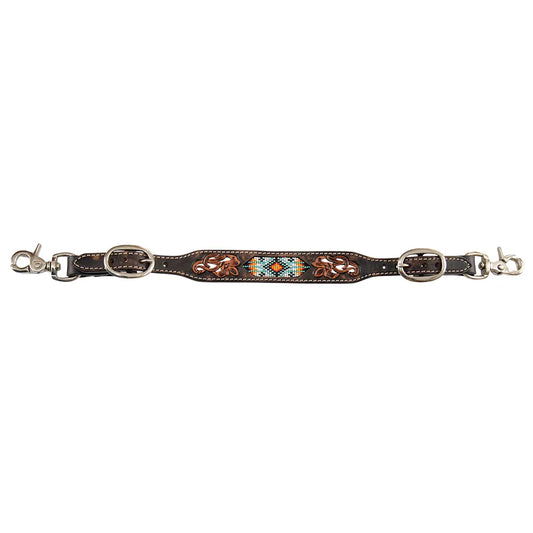Circle Y Distressed Beaded Tribal Wither Strap - Coffman Tack