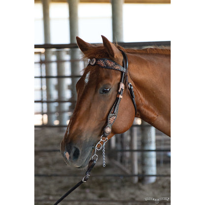 Circle Y Vintage Sunflower Browband Headstall - Coffman Tack